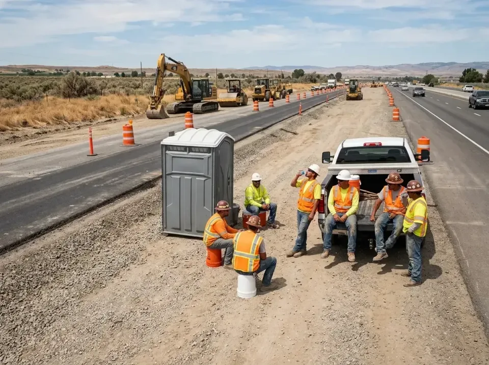 highway-road-construction-crew-007 — frequently asked questions, Porta Potty and Restroom Rentals in Leavenworth, WA